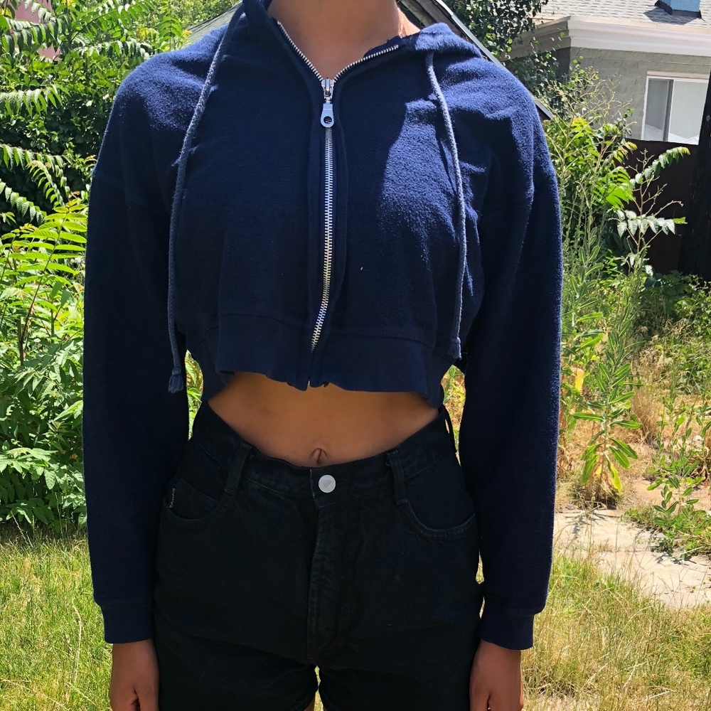 vintage cropped jacket super cute